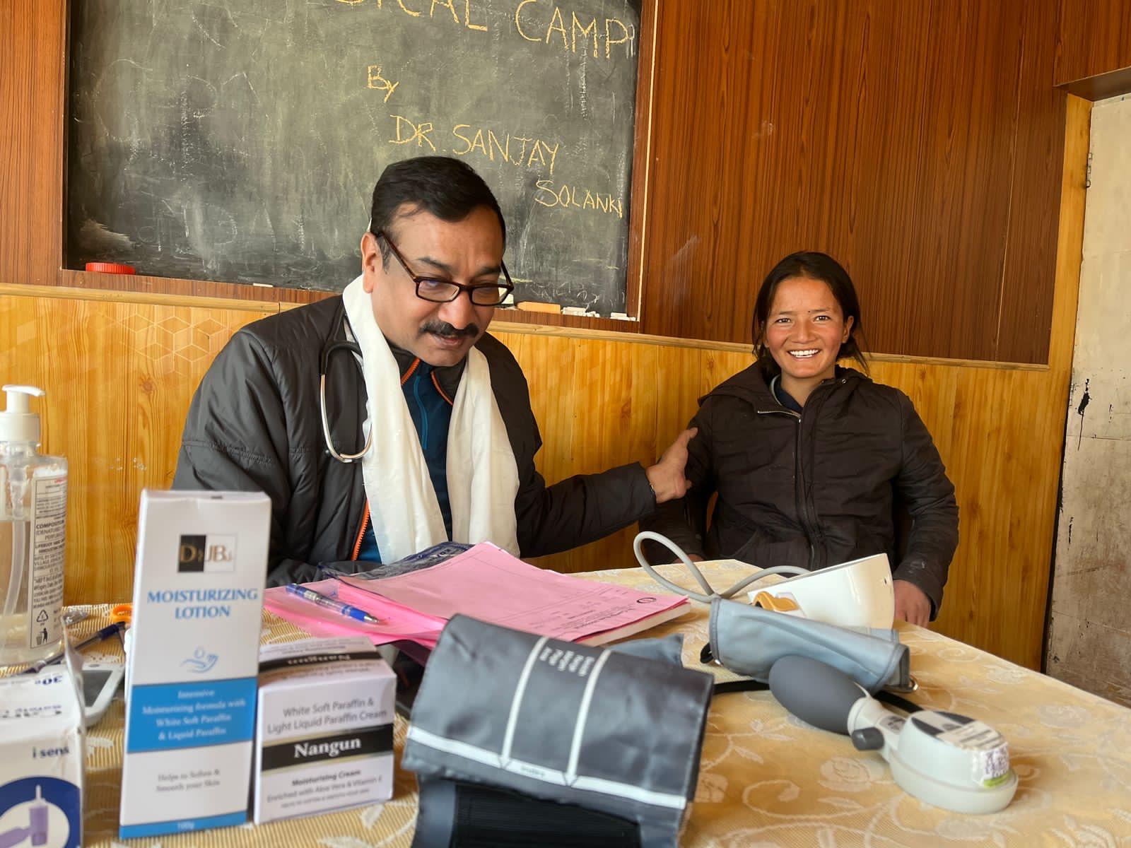Medical camp with tribal community
